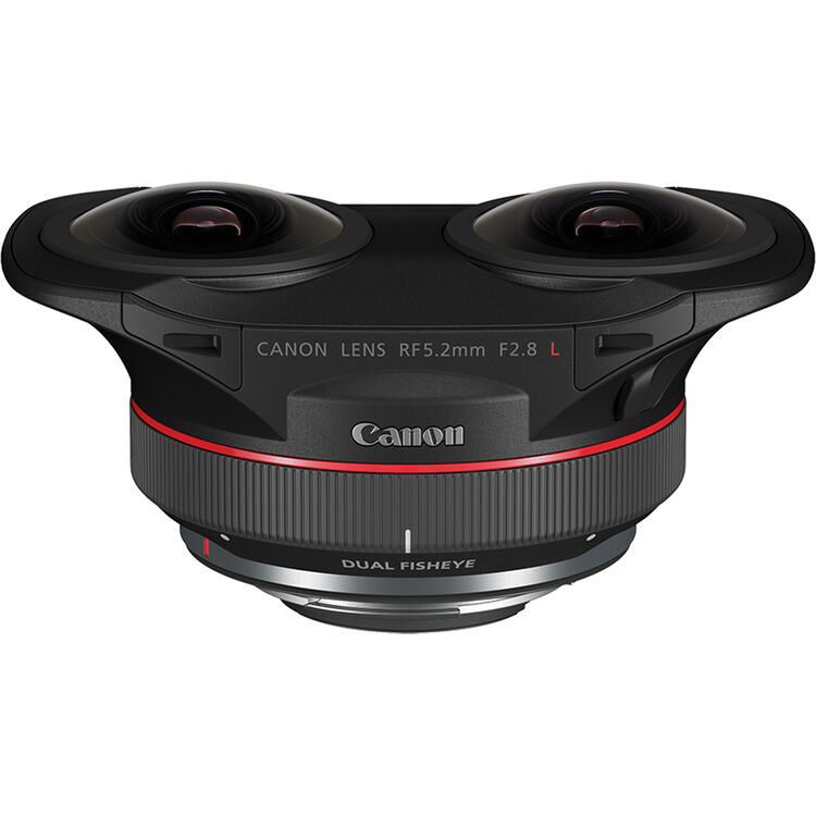 Canon RF 5.2mm Dual Fisheye Lens Canon RF 5.2mm Dual Fisheye Lens