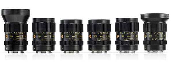 6 focales de lentes Cooke SP3