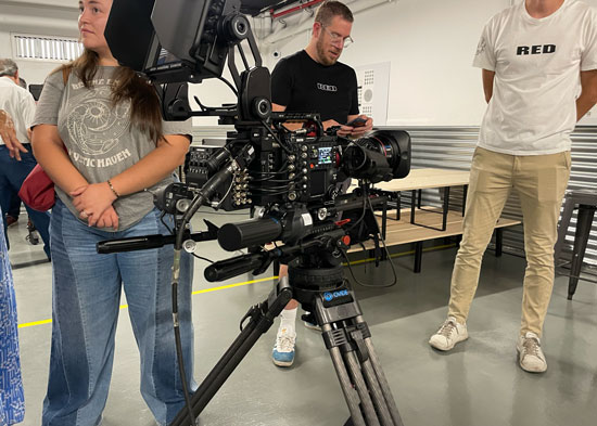 Ovide Live Cinema Demo: Red Broadcast system