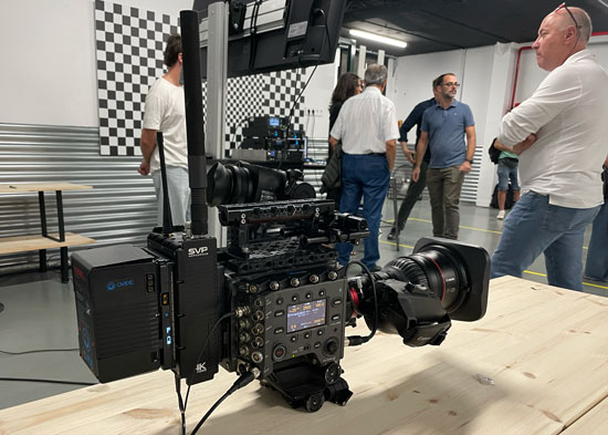 Ovide Live Cinema Demo: Sony Venice con Canon 17-120mm y radioenlace SVP