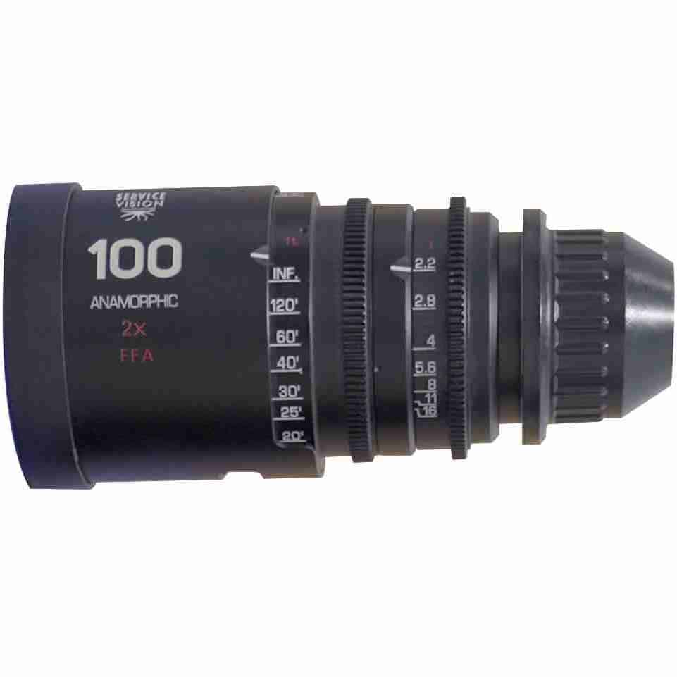 Objetivo Scorpio Anamorphic Full Frame 2x T2.2 100mm (pies) Objetivo Scorpio Anamorphic Full Frame 2x T2.2 100mm (pies)